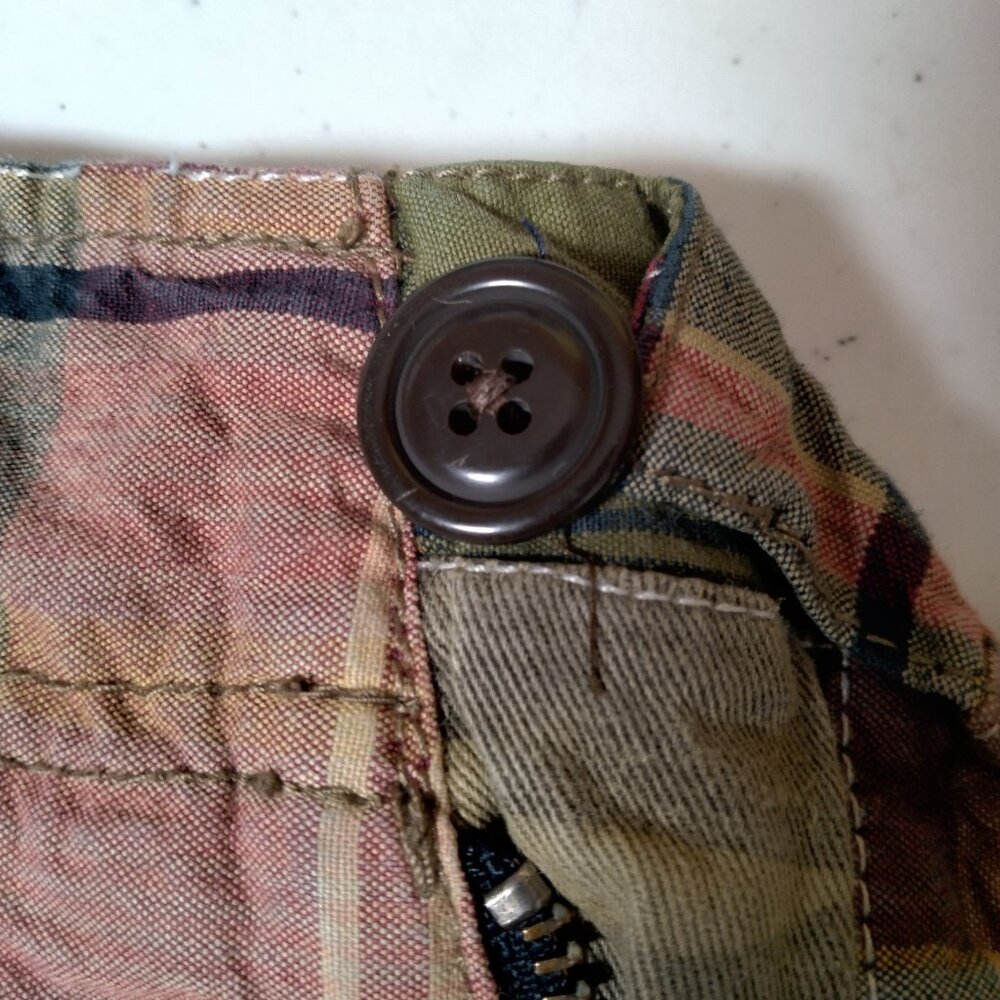 Ae American Eagle Patchwork Shorts Men Size 28 Ma… - image 8